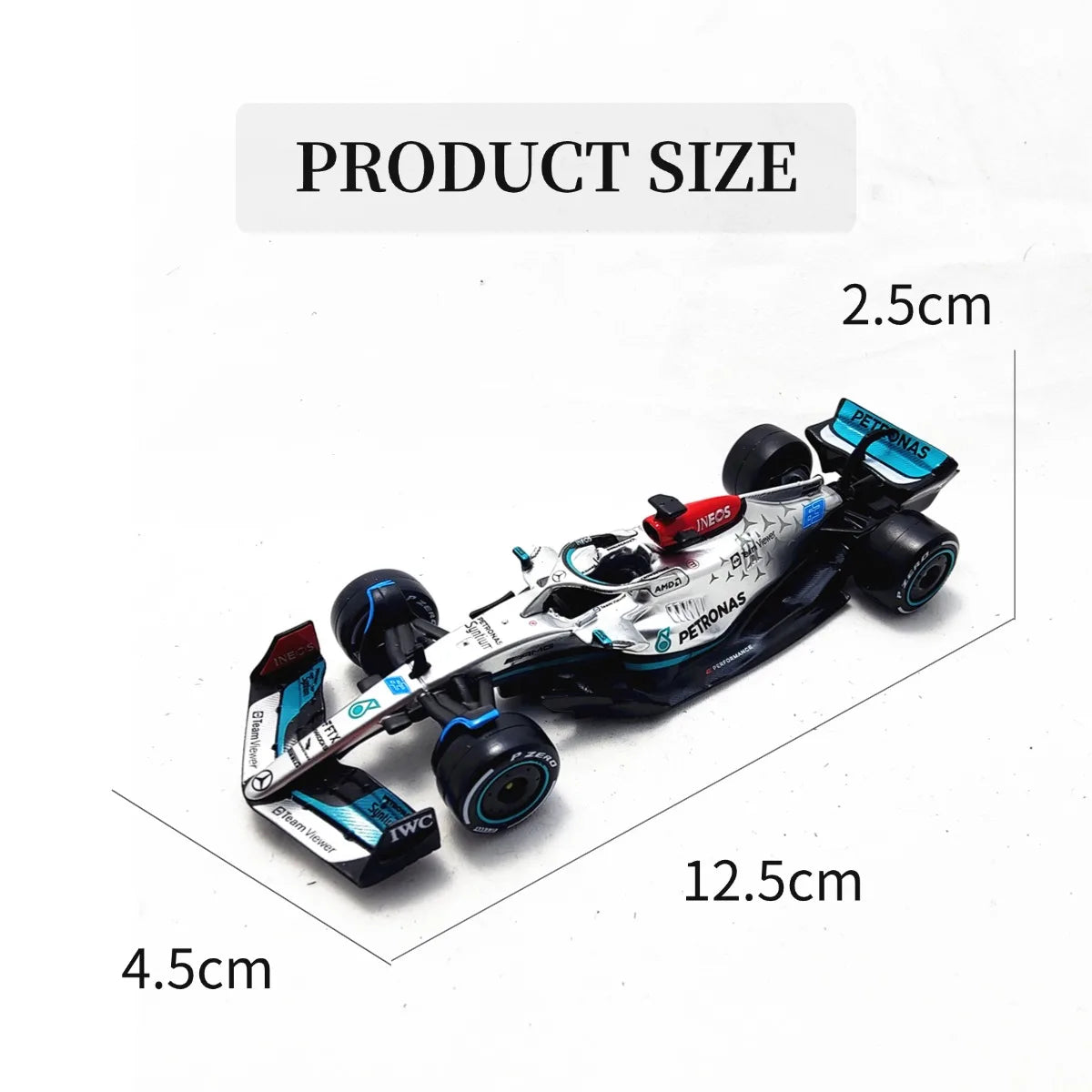 Bburago Mercedes F1 Diecast Model Collectible One Forty Three Scale - ToylandEU