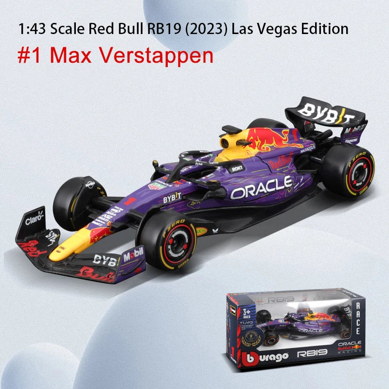Bburago Premium Diecast RB19 Red Bull Racing Miami Model - ToylandEU