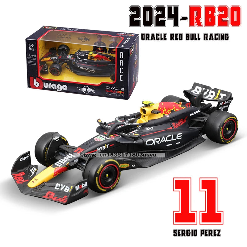 Bburago Premium Diecast RB19 Red Bull Racing Miami Model - ToylandEU