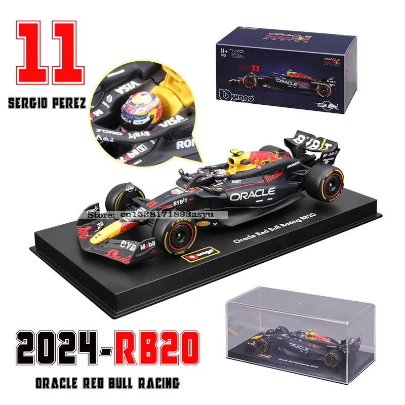 Bburago Premium Diecast RB19 Red Bull Racing Miami Model - ToylandEU