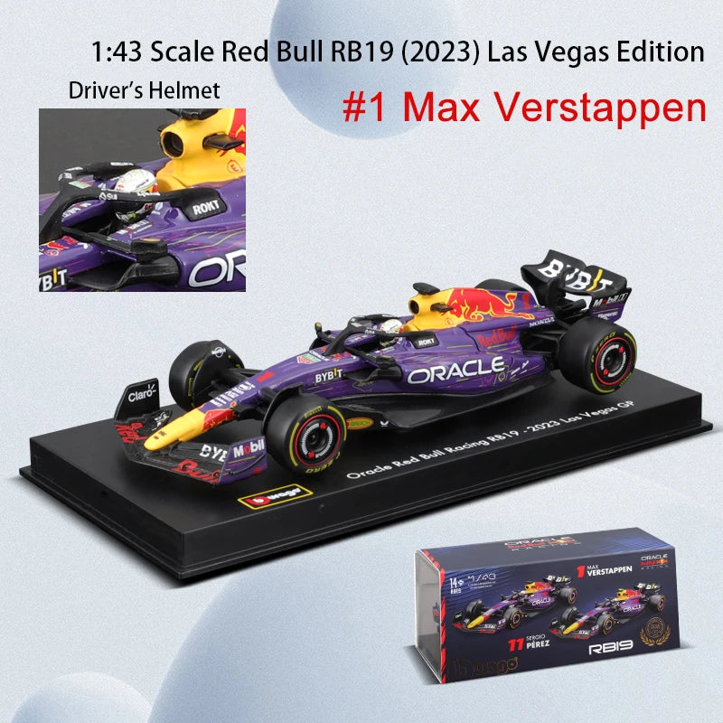 Bburago Premium Diecast RB19 Red Bull Racing Miami Model - ToylandEU