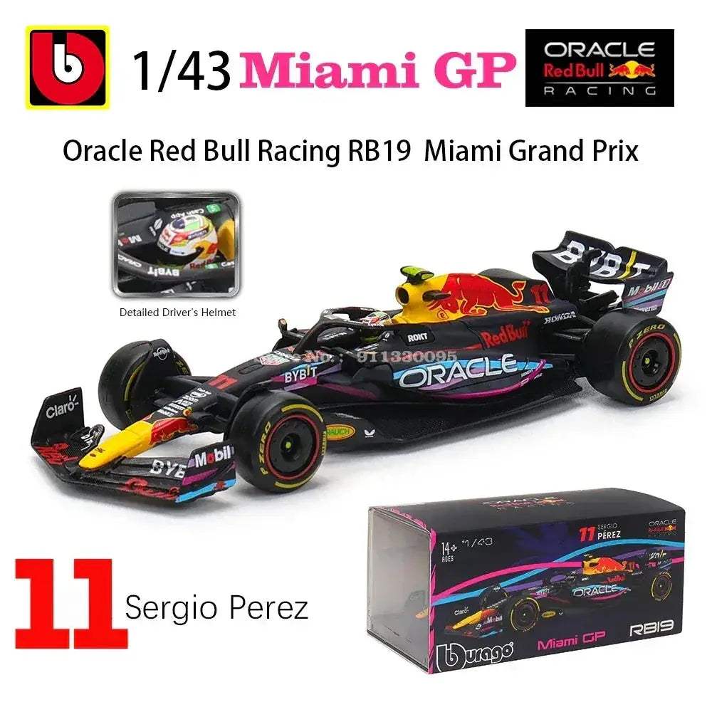  Bburago Premium Diecast RB19 Red Bull Racing Miami -  ToylandEU™