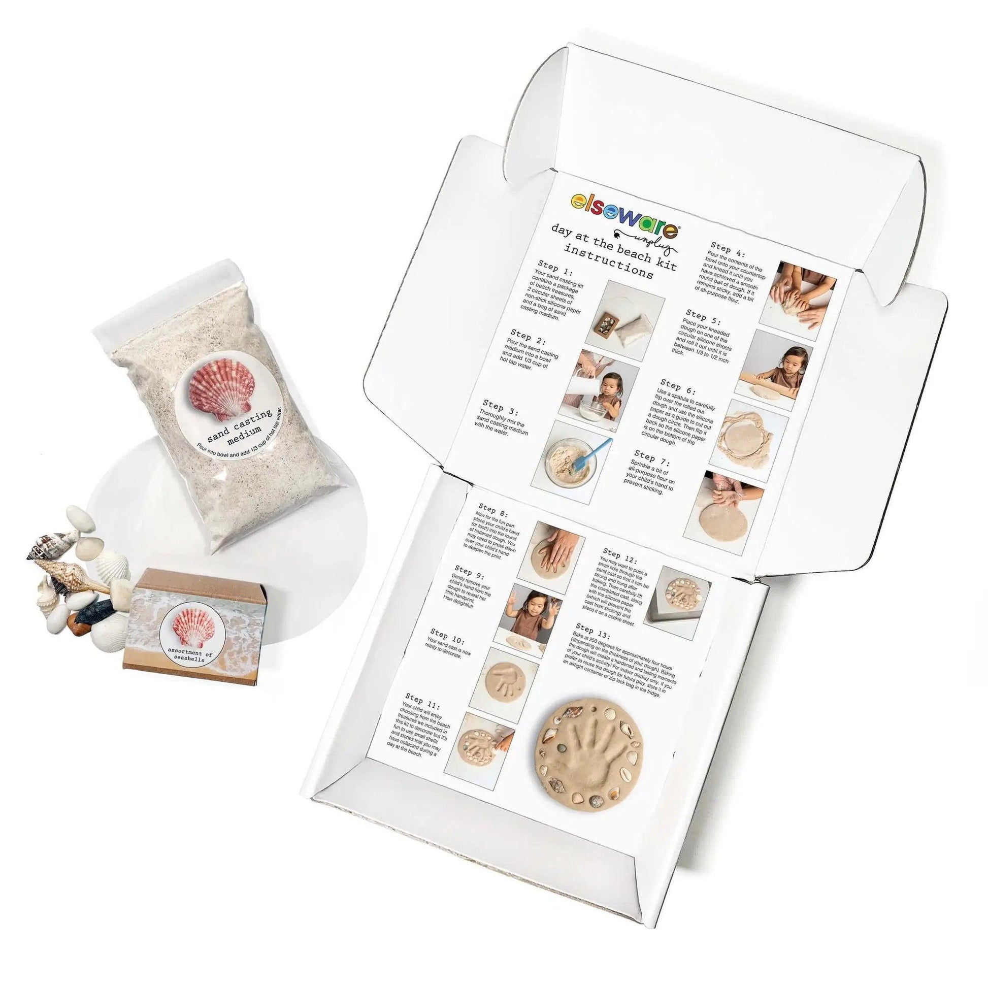  Beach Handprint Keepsake Kit With Sand Casting -  ToylandEU™