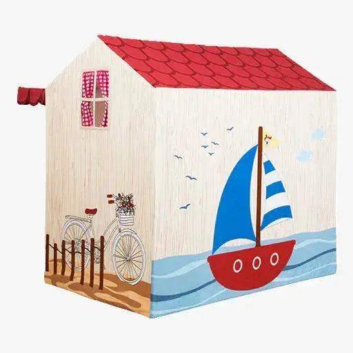 Beach House Play Tent With Shade And Sandcastle Fun - ToylandEU