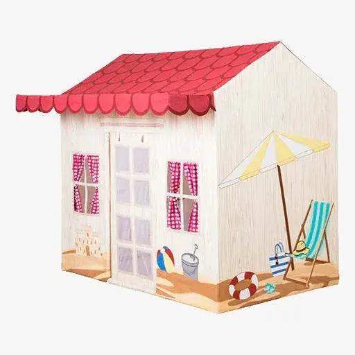 Beach House Play Tent With Shade And Sandcastle Fun - ToylandEU