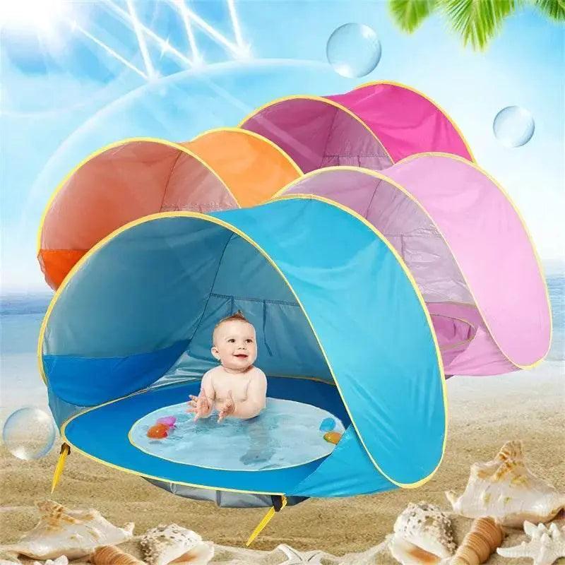  Outdoor Baby Beach Tent Pop Up Portable Shade Pool UV Protection Sun Shelter -  ToylandEU™