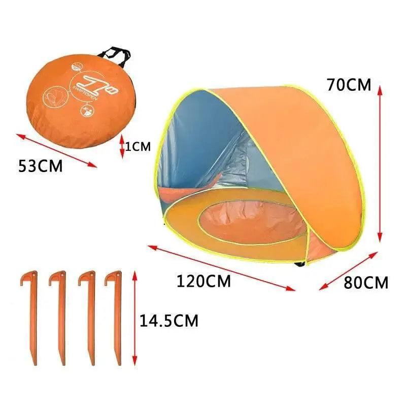  Outdoor Baby Beach Tent Pop Up Portable Shade Pool UV Protection Sun Shelter -  ToylandEU™