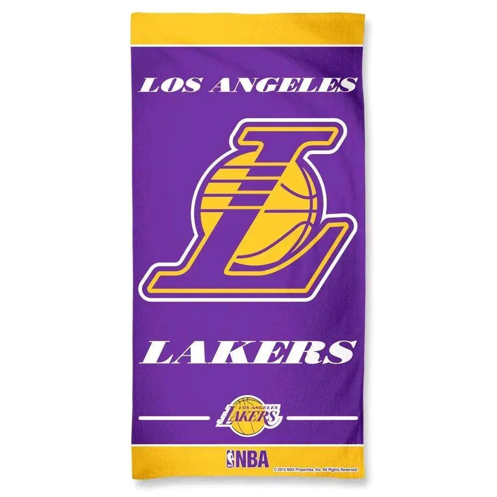  Los Angeles Lakers Beach Towel 30x60 Velour Front Graphic -  ToylandEU™