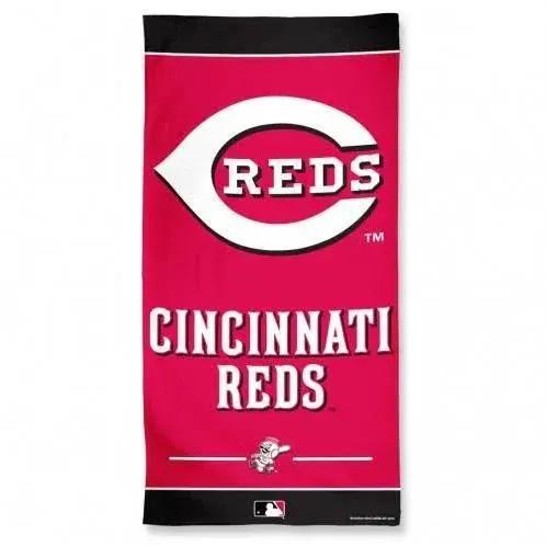  Cincinnati Reds Beach Towel 30x60 Official Style Velour Front -  ToylandEU™