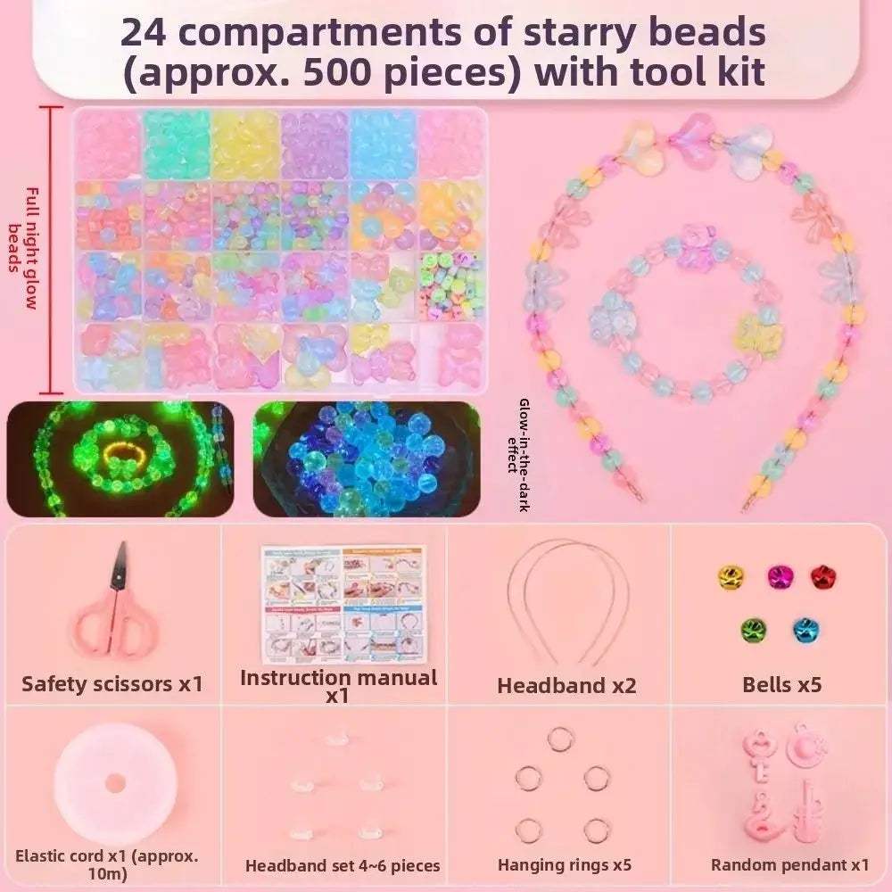 Beaded Bracelet Kit For Kids With Candy Color Beads - ToylandEU