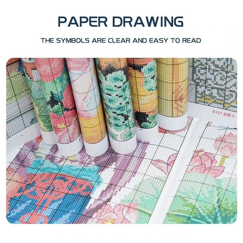 Bear Family Cartoon Cross Stitch DIY Embroidery Kit with Aida Fabric and Sewing Accessories - ToylandEU