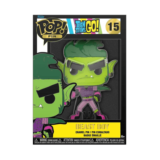 Beast Boy Pop Pins | 4 Inch Enamel Metal | Toylandeu™