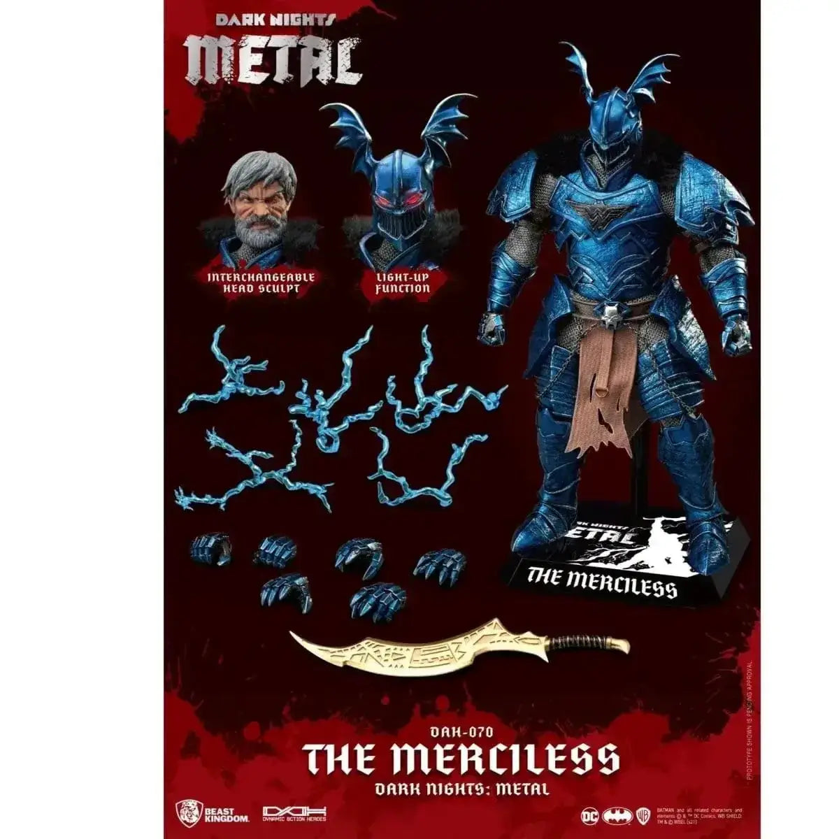 Batman Merciless DAH-070 Dynamic 8Action Figure By Beast Kingdom - ToylandEU