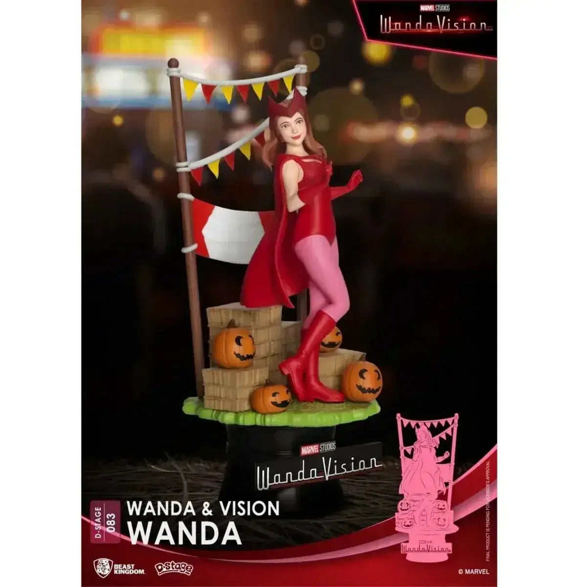WandaVision Wanda D Stage 6 Inch Display Statue Collectible - ToylandEU