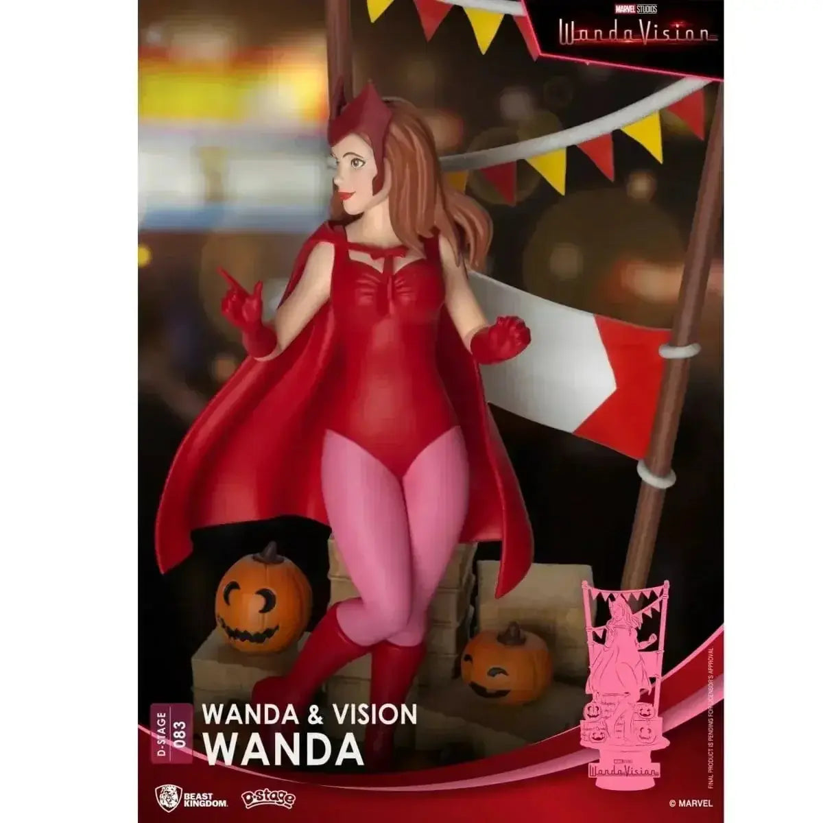 WandaVision Wanda D Stage 6 Inch Display Statue Collectible - ToylandEU