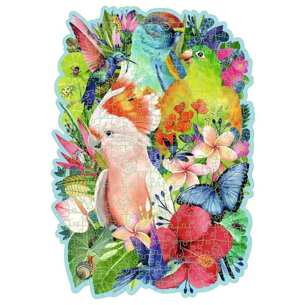 Beautiful Birds Wood Jigsaw Puzzle For Relaxation And Joy - ToylandEU