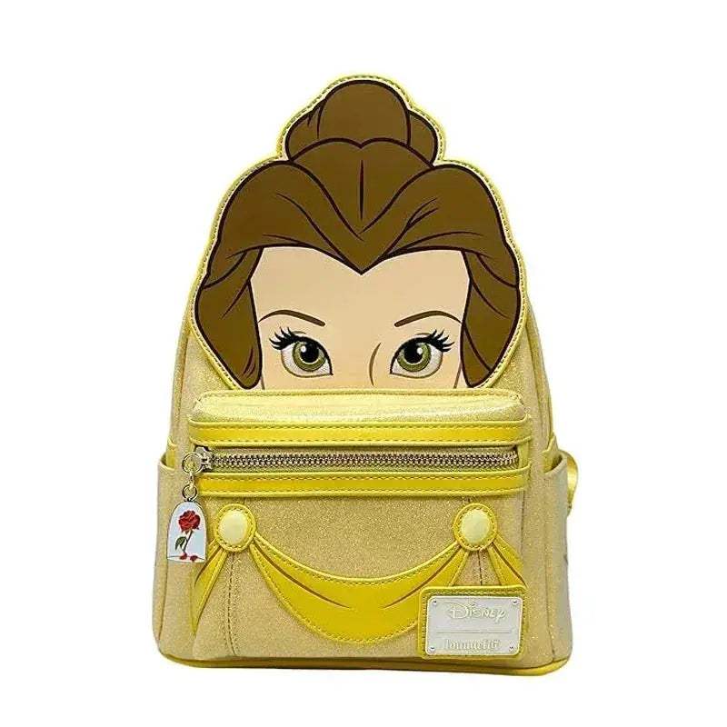 Beauty And The Beast Belle Cosplay Sequin Gold Mini Backpack - ToylandEU