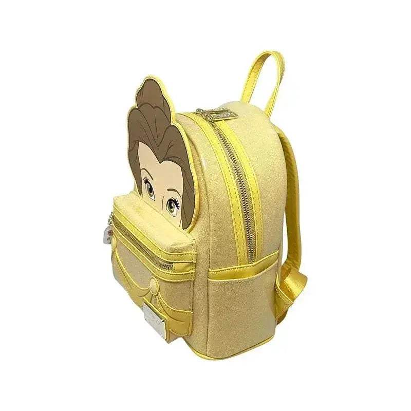 Beauty And The Beast Belle Cosplay Sequin Gold Mini Backpack - ToylandEU