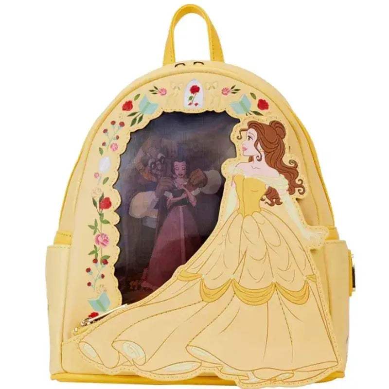Beauty And The Beast Belle Cosplay Sequin Gold Mini Backpack - ToylandEU