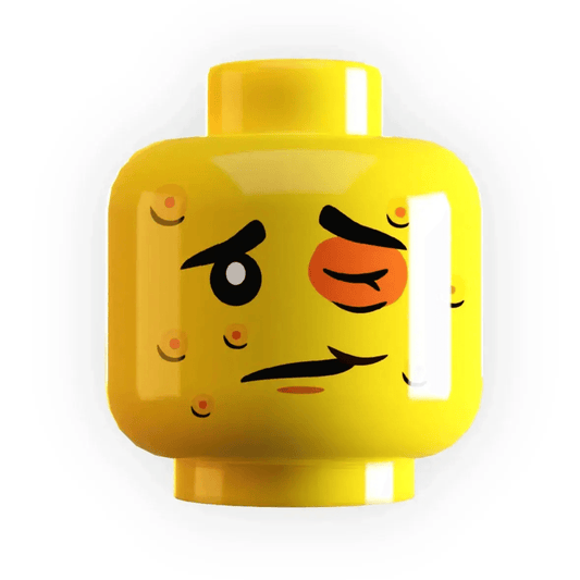  Bee Stings Minifig Head Print On Authentic Lego Element -  ToylandEU™