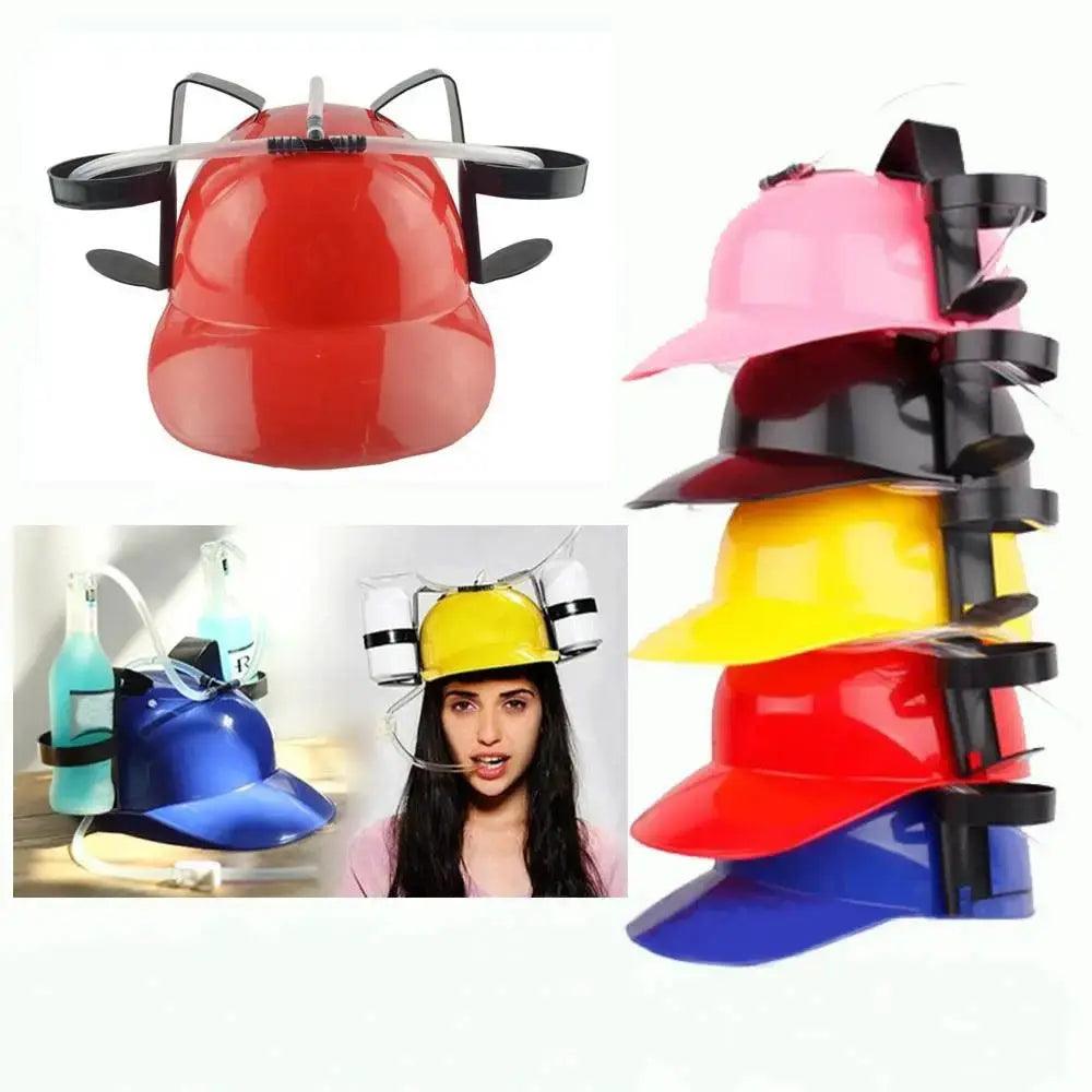 Colorful Beer Helmet With Straw For Hands Free Drinking -  ToylandEU™