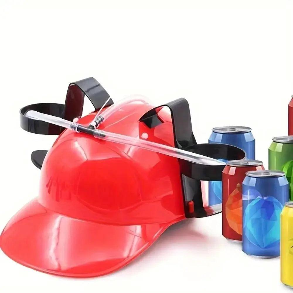 Colorful Beer Helmet With Straw For Hands Free Drinking -  ToylandEU™