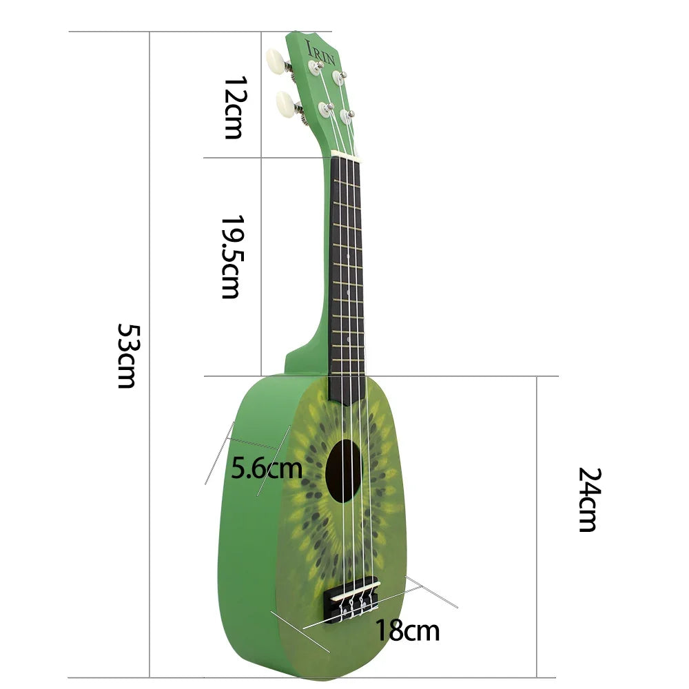 Beginner Friendly 21 Inch Ukulele Cartoon Fruit Design For Kids - ToylandEU