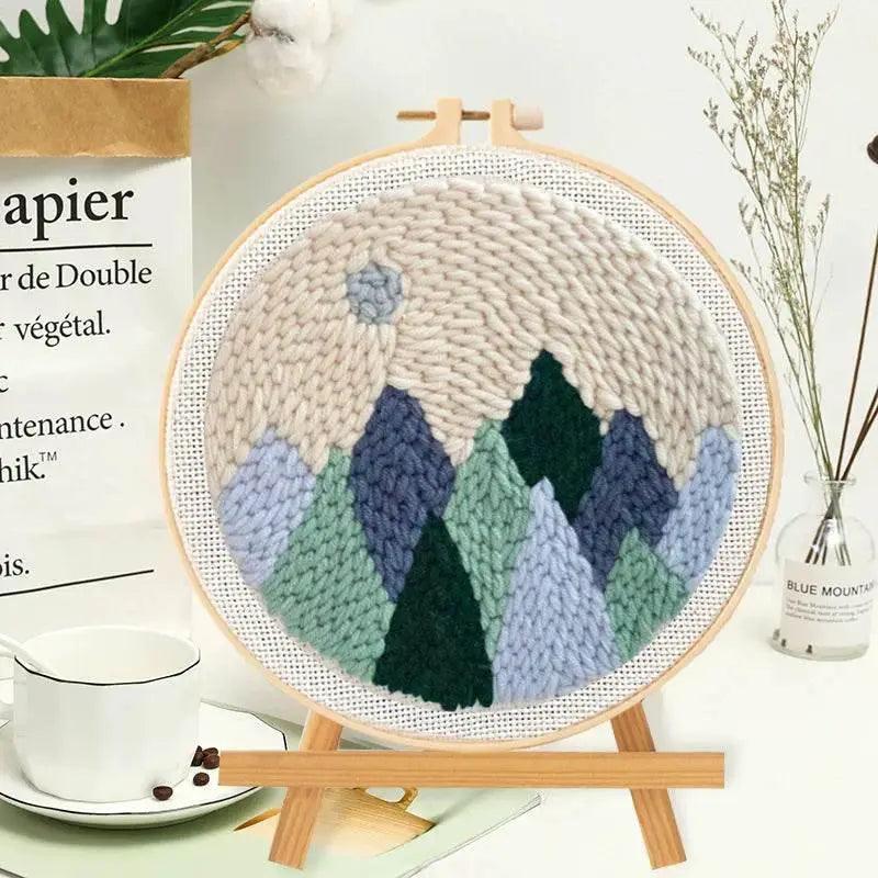  Beginner-Friendly Punch Needle Embroidery Kit - Lighthouse DIY Craft Set for Artistic Yarn Painting -  ToylandEU™