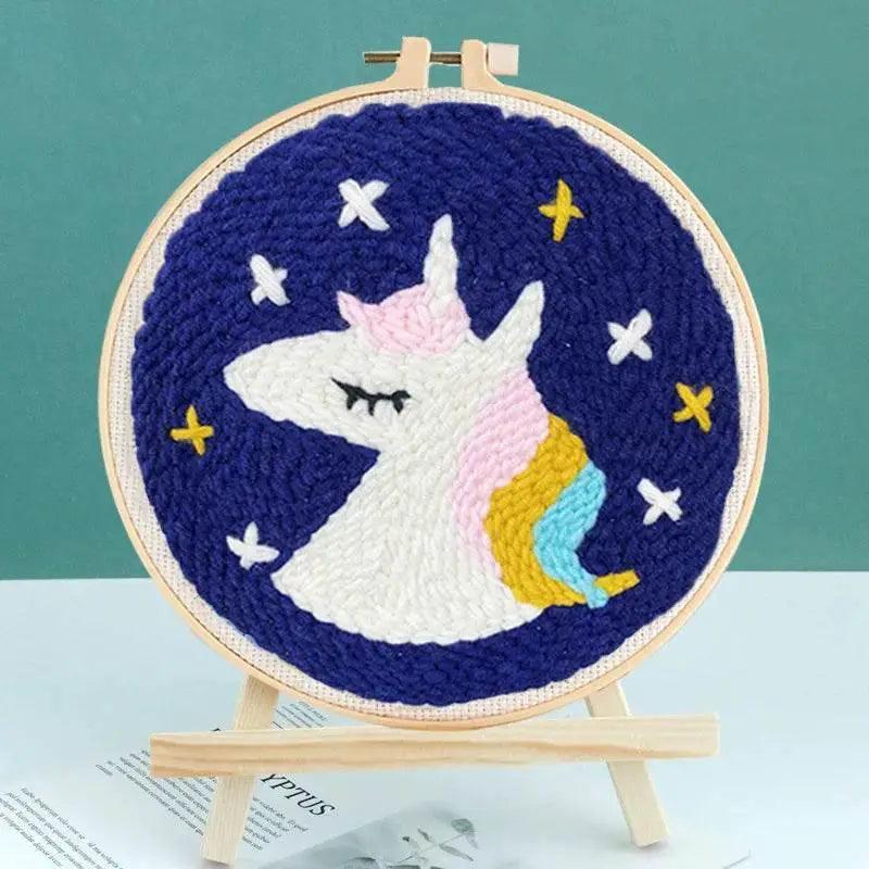  Beginner-Friendly Punch Needle Embroidery Kit - Lighthouse DIY Craft Set for Artistic Yarn Painting -  ToylandEU™