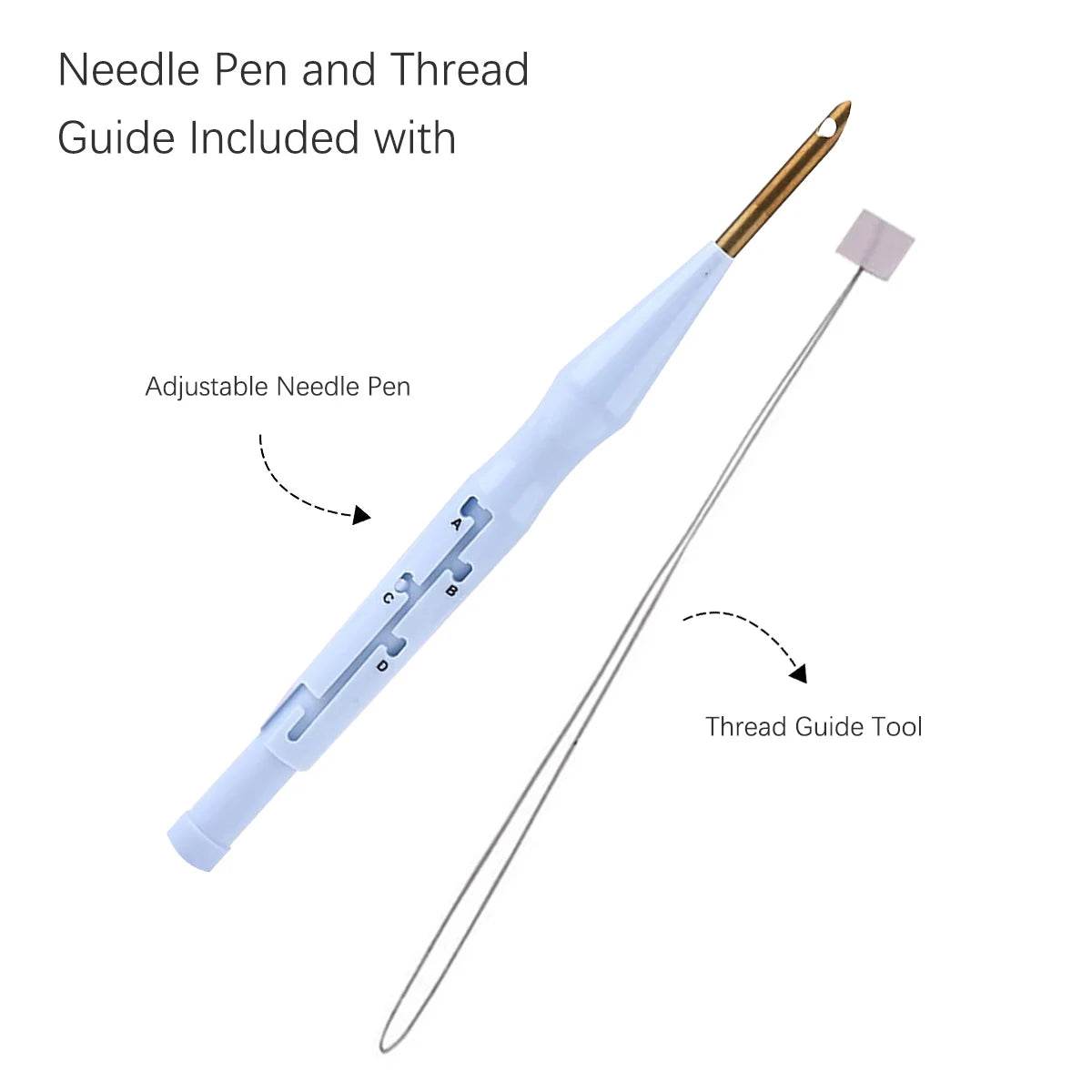 Beginner-Friendly Punch Needle Embroidery Kit - Lighthouse DIY Craft Set for Artistic Yarn Painting - ToylandEU