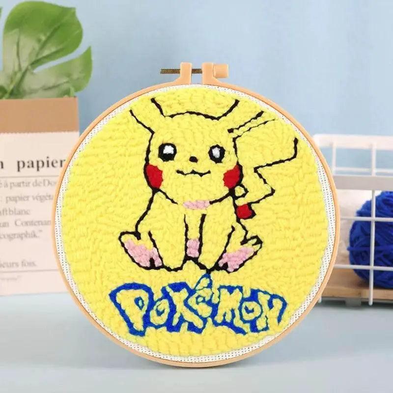  Beginner-Friendly Punch Needle Embroidery Kit with Yarn for DIY Home Decor and Custom Needlework -  ToylandEU™