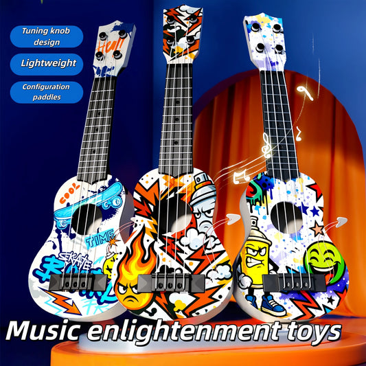 Beginner Friendly Strumming Ukulele for Kids Toy Guitar Gift - ToylandEU