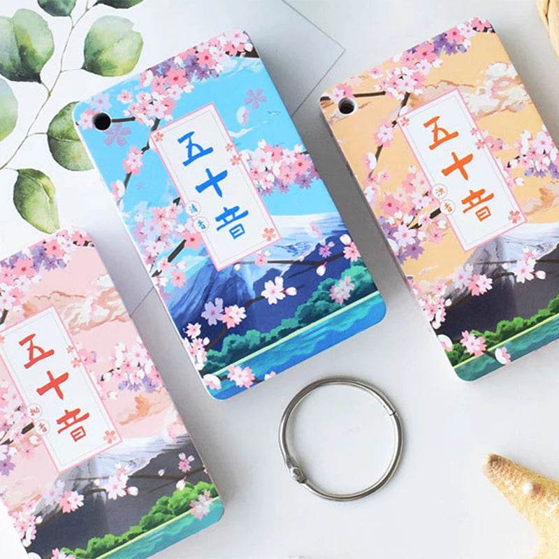 Beginner Kana Cards Detachable Portable 50 Notes For All - ToylandEU