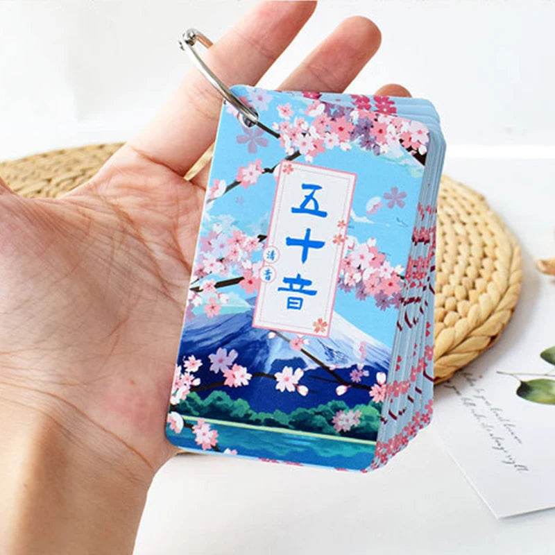 Beginner Kana Cards Detachable Portable 50 Notes For All - ToylandEU