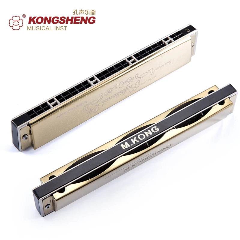Beginner's 24-Hole C Key Tremolo Harmonica - Elegant & High-Quality Sound - ToylandEU
