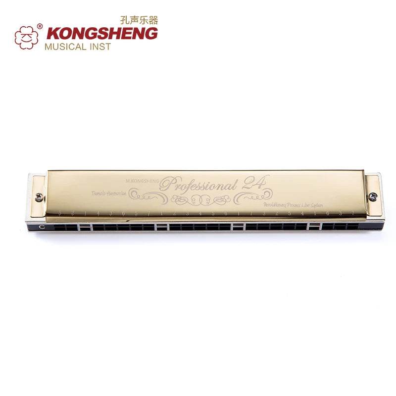 Beginner's 24-Hole C Key Tremolo Harmonica - Elegant & High-Quality Sound - ToylandEU