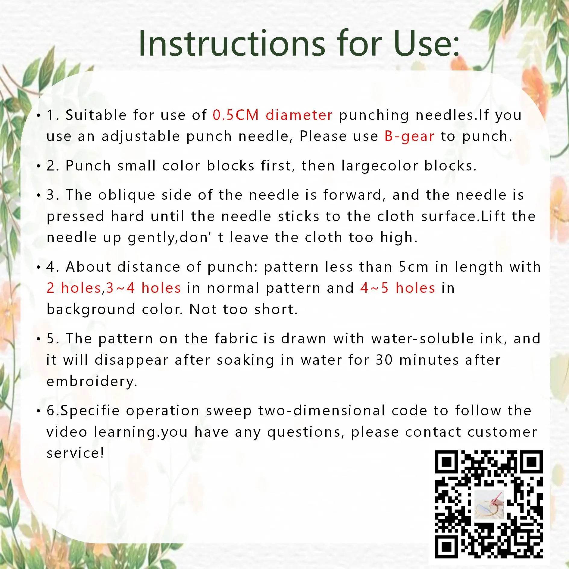 Beginner's Floral Punch Needle Embroidery Kit - All-in-One Crafting Set for Creative Projects - ToylandEU