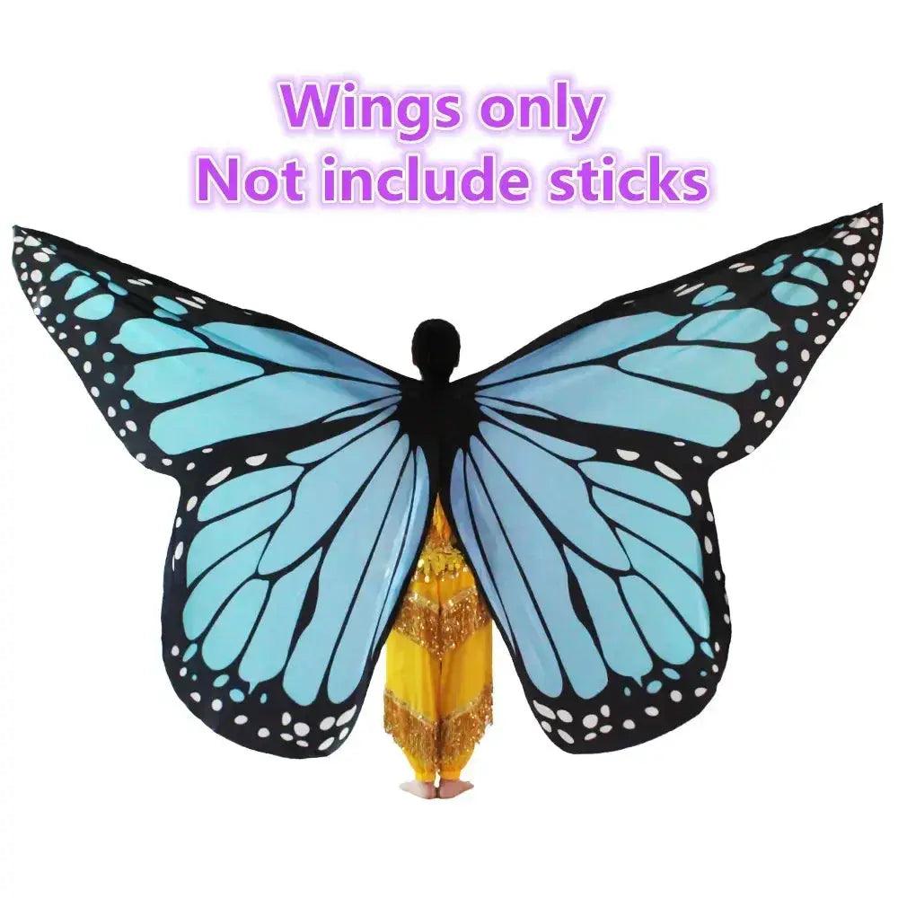  Belly Dance Butterfly Wings Colorful Moveable Premium -  ToylandEU™