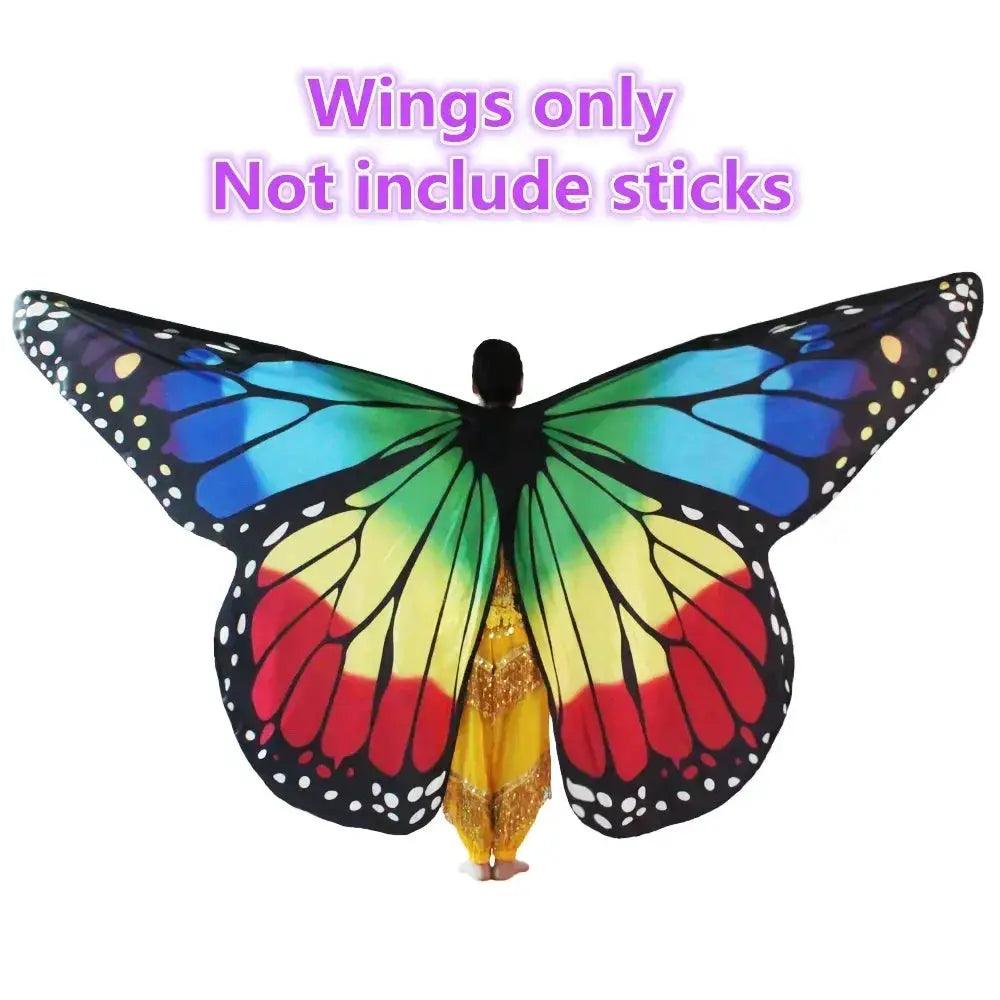  Belly Dance Butterfly Wings Colorful Moveable Premium -  ToylandEU™