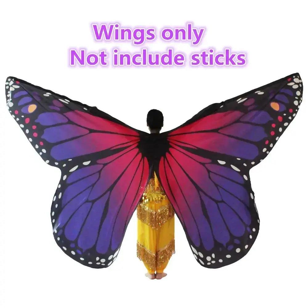  Belly Dance Butterfly Wings Colorful Moveable Premium -  ToylandEU™