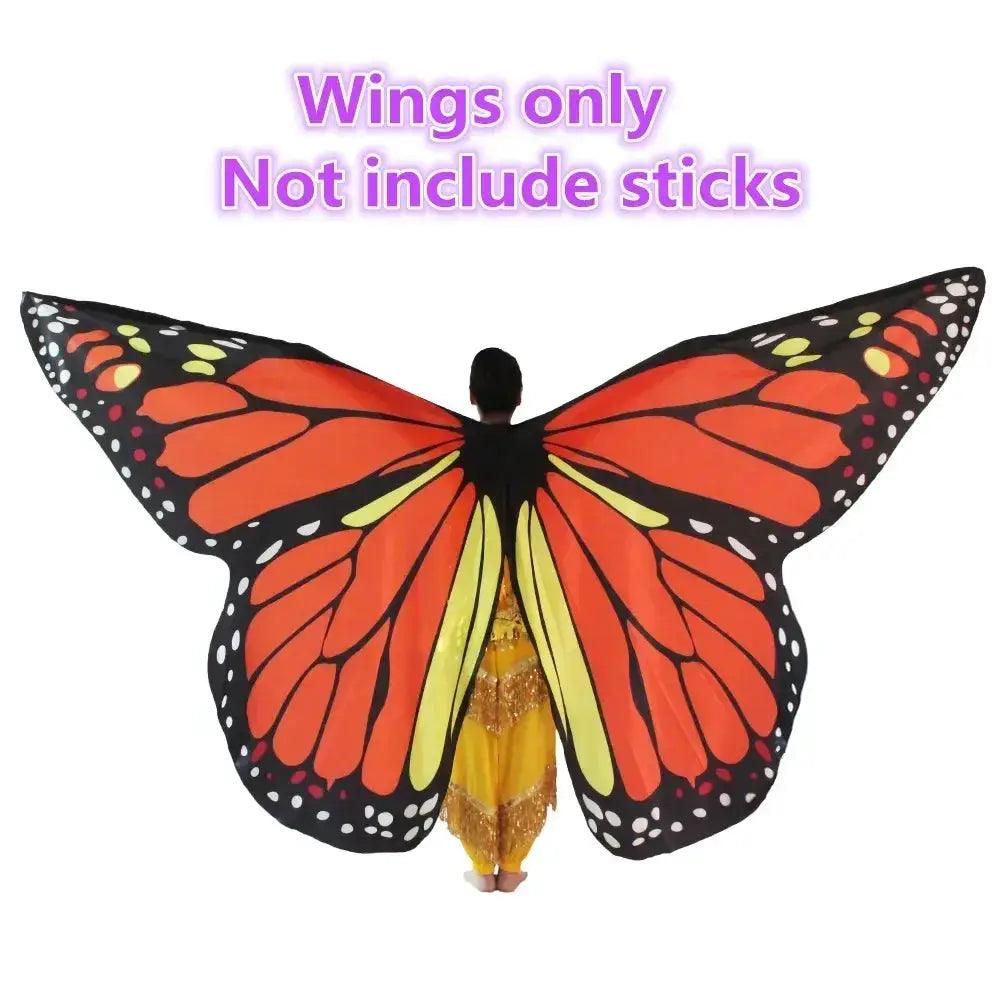  Belly Dance Butterfly Wings Colorful Moveable Premium -  ToylandEU™