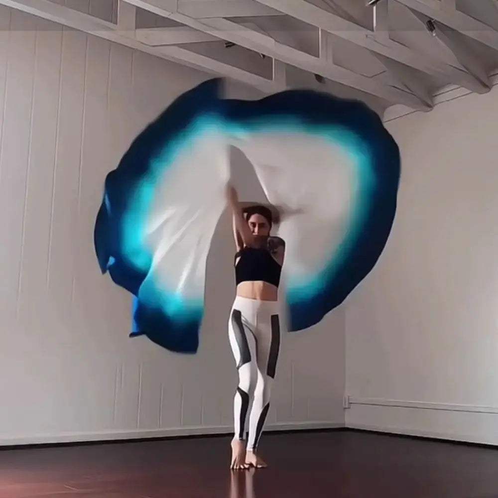 Belly Dance Flags With Multicolor Telescopic Sticks Portable - ToylandEU