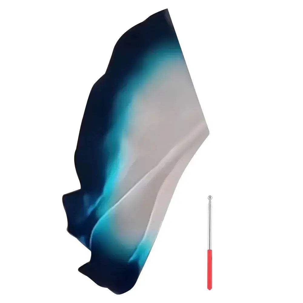 Belly Dance Flags With Multicolor Telescopic Sticks Portable - ToylandEU