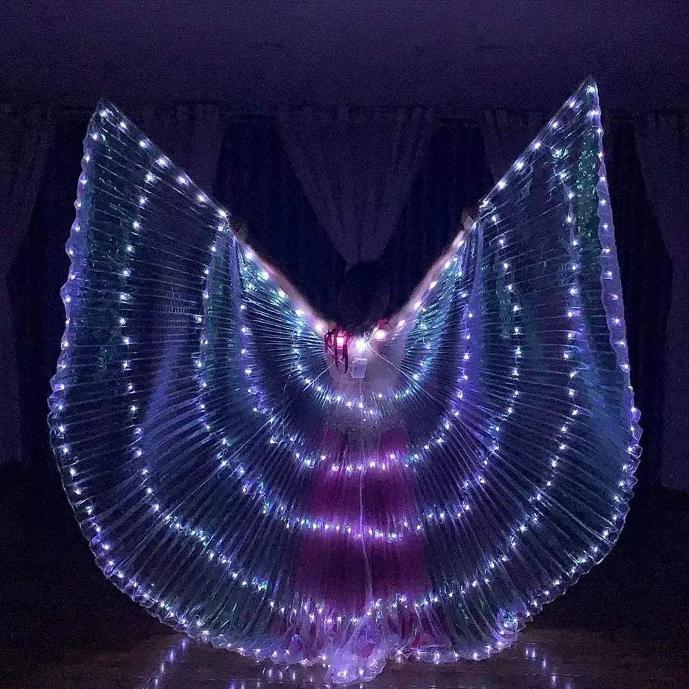 Belly Dance Isis Wings Led With Fluorescent Butterfly - ToylandEU