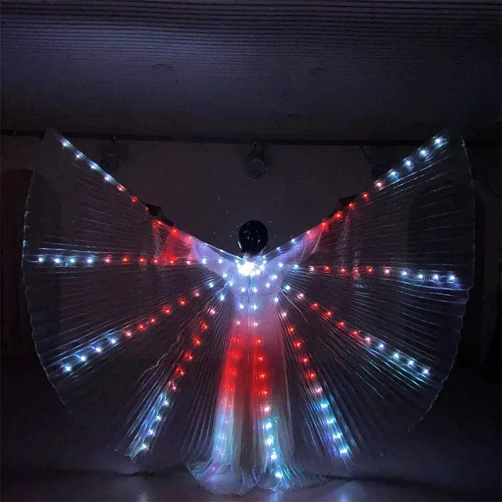 Belly Dance Isis Wings Led With Fluorescent Butterfly - ToylandEU