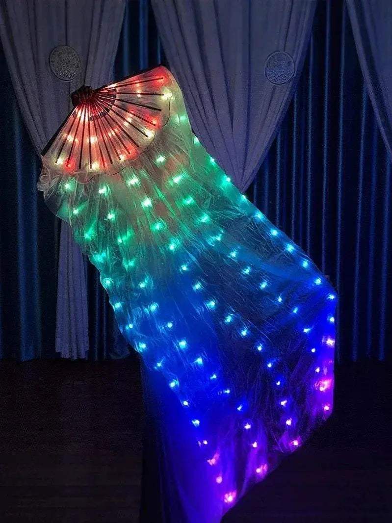 Belly Dance LED Fan Props With Rechargeable Battery - ToylandEU