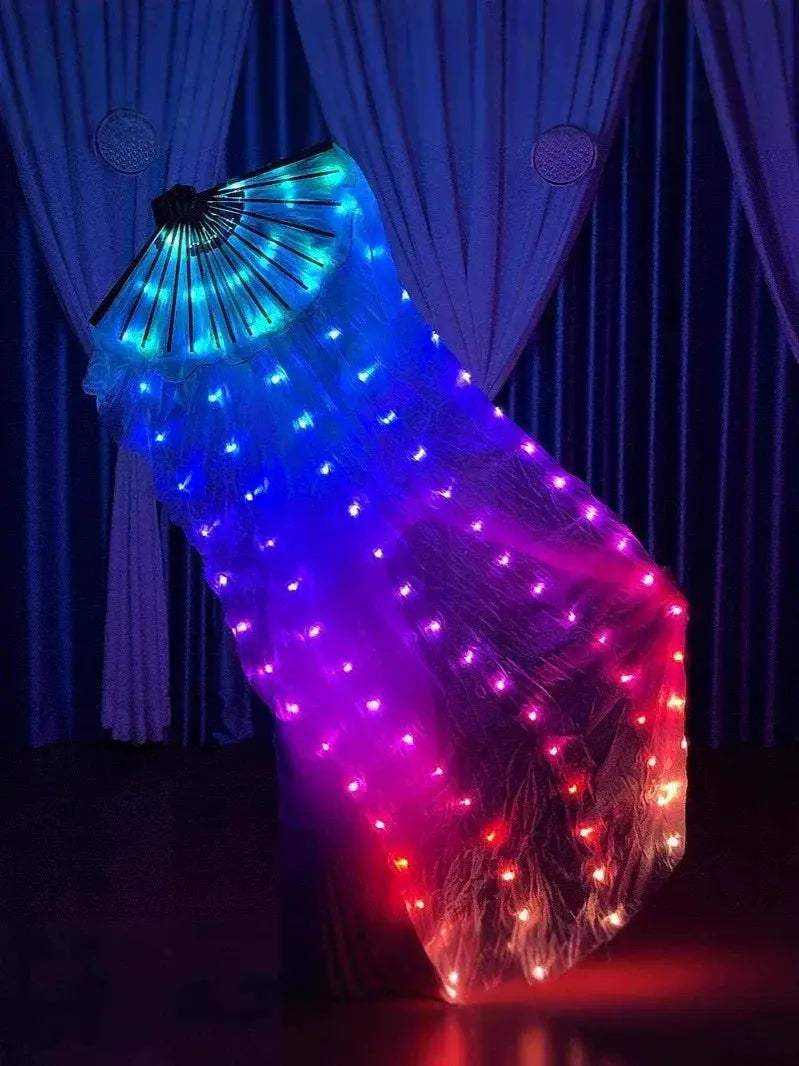 Belly Dance LED Fan Props With Rechargeable Battery - ToylandEU