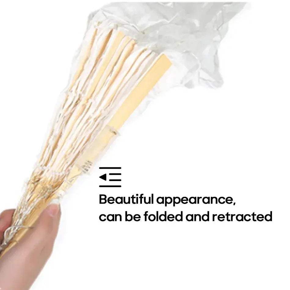 Belly Dance LED Fans With 180cm Silk Veil For Stage - ToylandEU