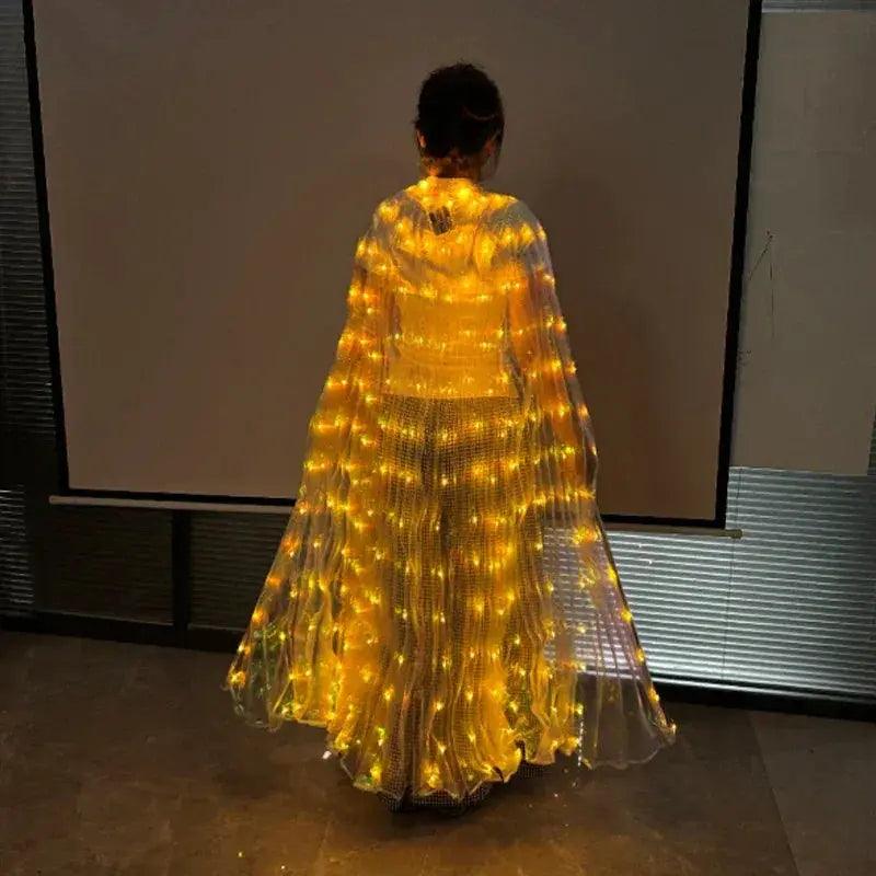  Belly Dance LED Wings Cape Light Up Stage Costume -  ToylandEU™