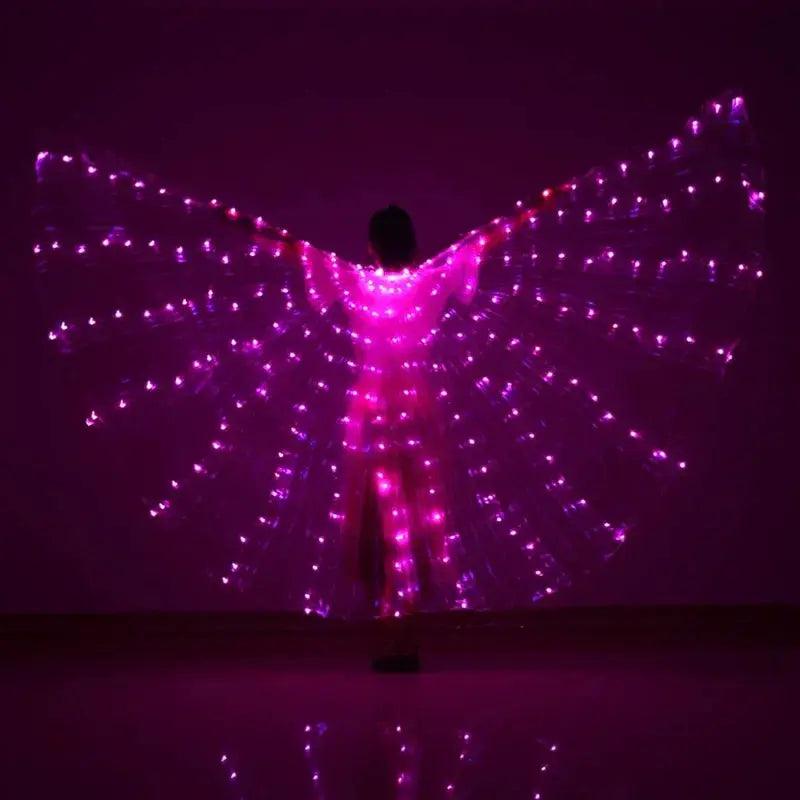  Belly Dance LED Wings Cape Light Up Stage Costume -  ToylandEU™